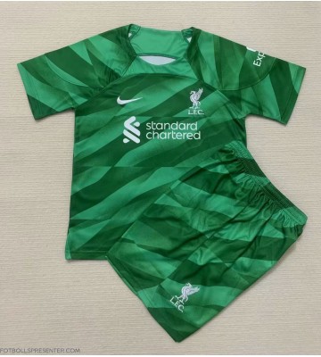 Liverpool Målvakt Hemmatröja Barn 2022-23 Kortärmad (+ korta byxor)